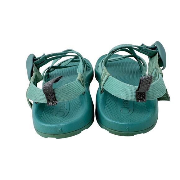 Chaco ZX1 EcoTread Sandal Kid's 4 Green Diamond‎ Classic Fit Slip-Resistant - Picture 3 of 11